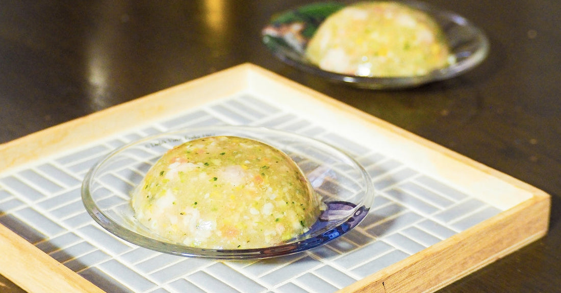 saesaアレンジレシピシリーズ：夏のおやつに。冷製野菜のゼリー